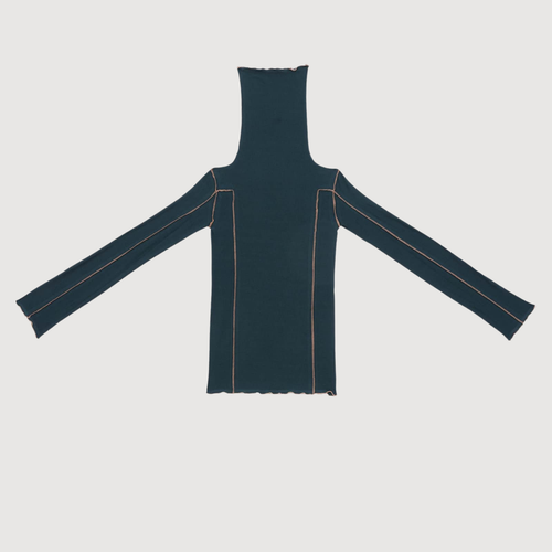 BASERANGE - Omato Turtleneck Hirsu green