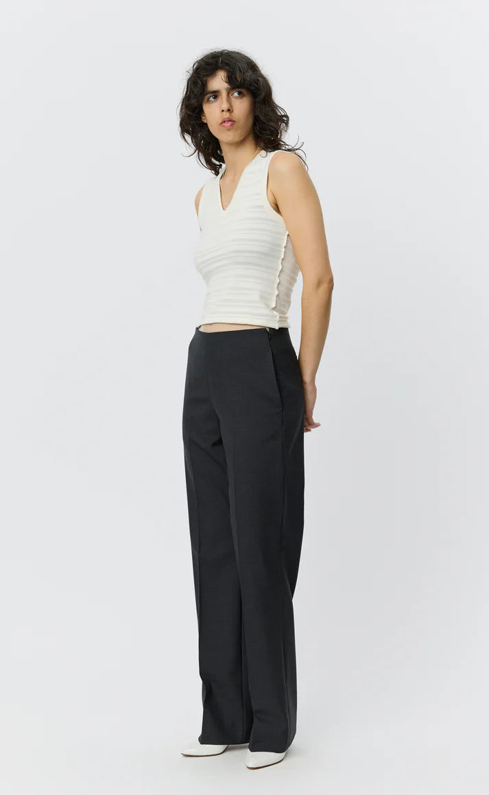 MFPEN - V-neck tank top off white stripe