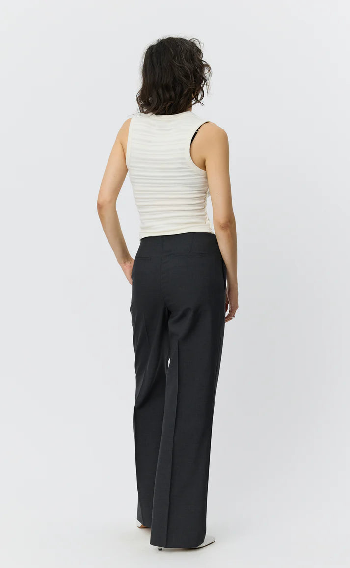 MFPEN - V-neck tank top off white stripe