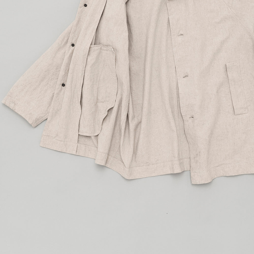 STILL BY HAND - outer half coat oatmeal Co02210s