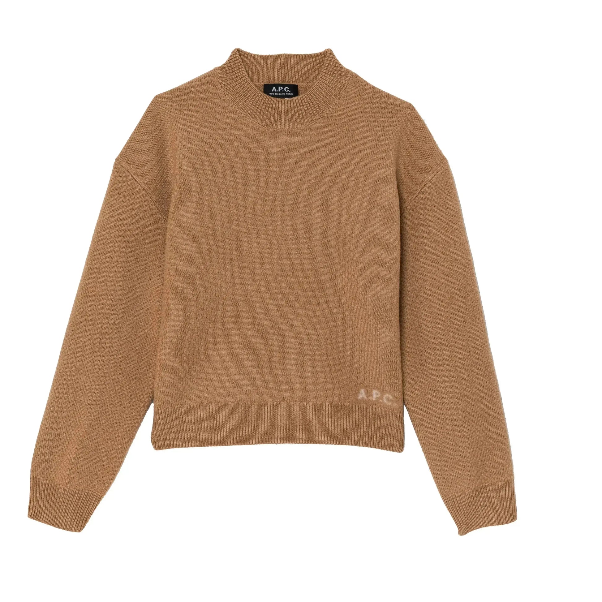 APC - Pull col rond beige APC