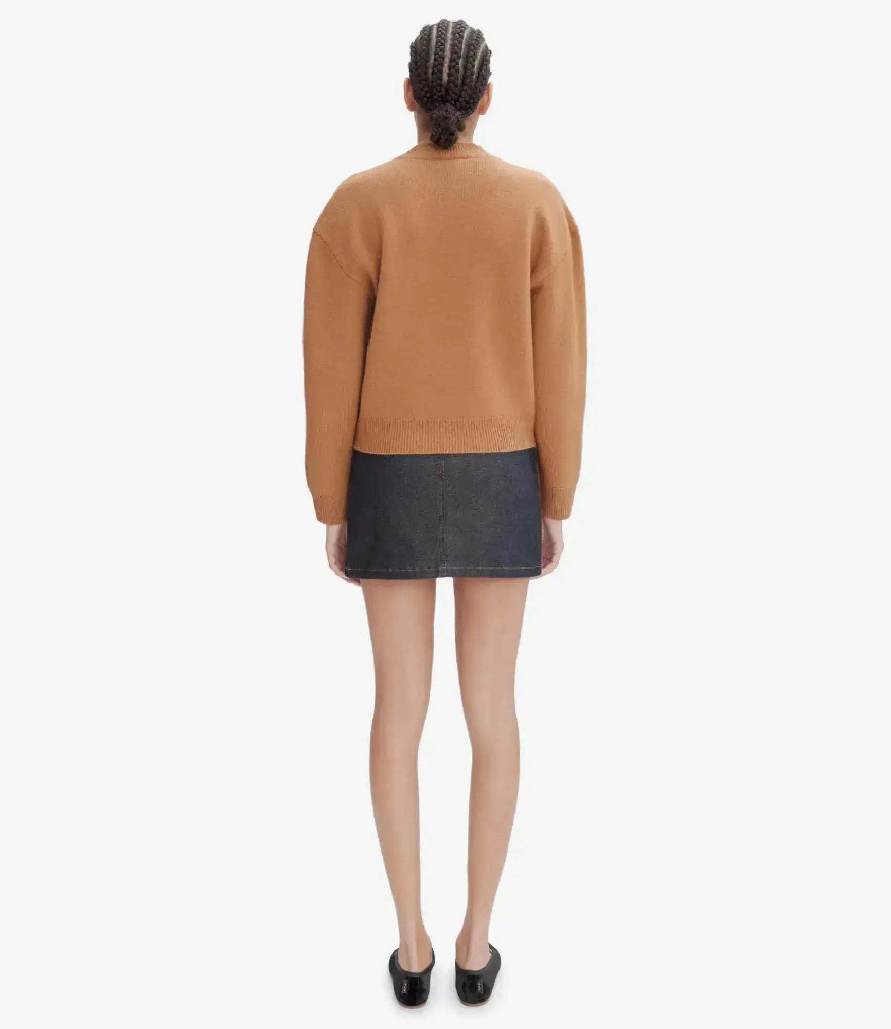 APC - Pull col rond beige (Copie) APC