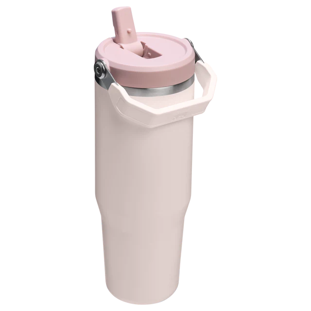 STANLEY -  IceFlow™ Flip Straw 2.0 Tumbler | 0.89L Rose Quartz
