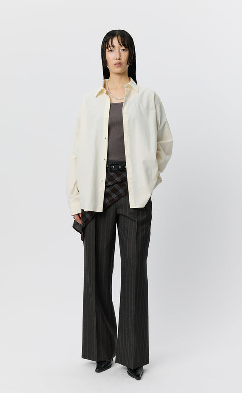 MFPEN - Womens generous shirt Broken white