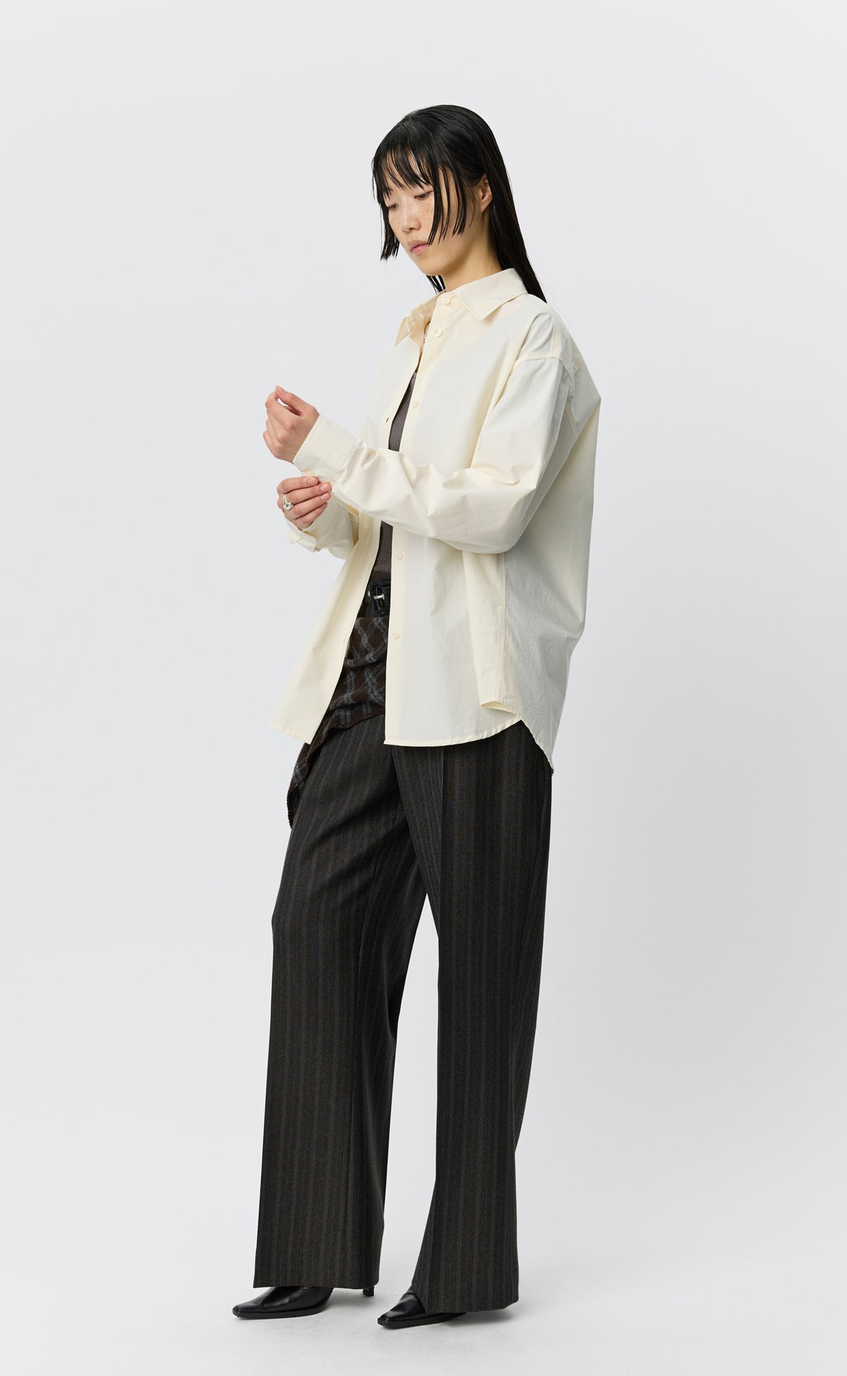MFPEN - Womens generous shirt Broken white