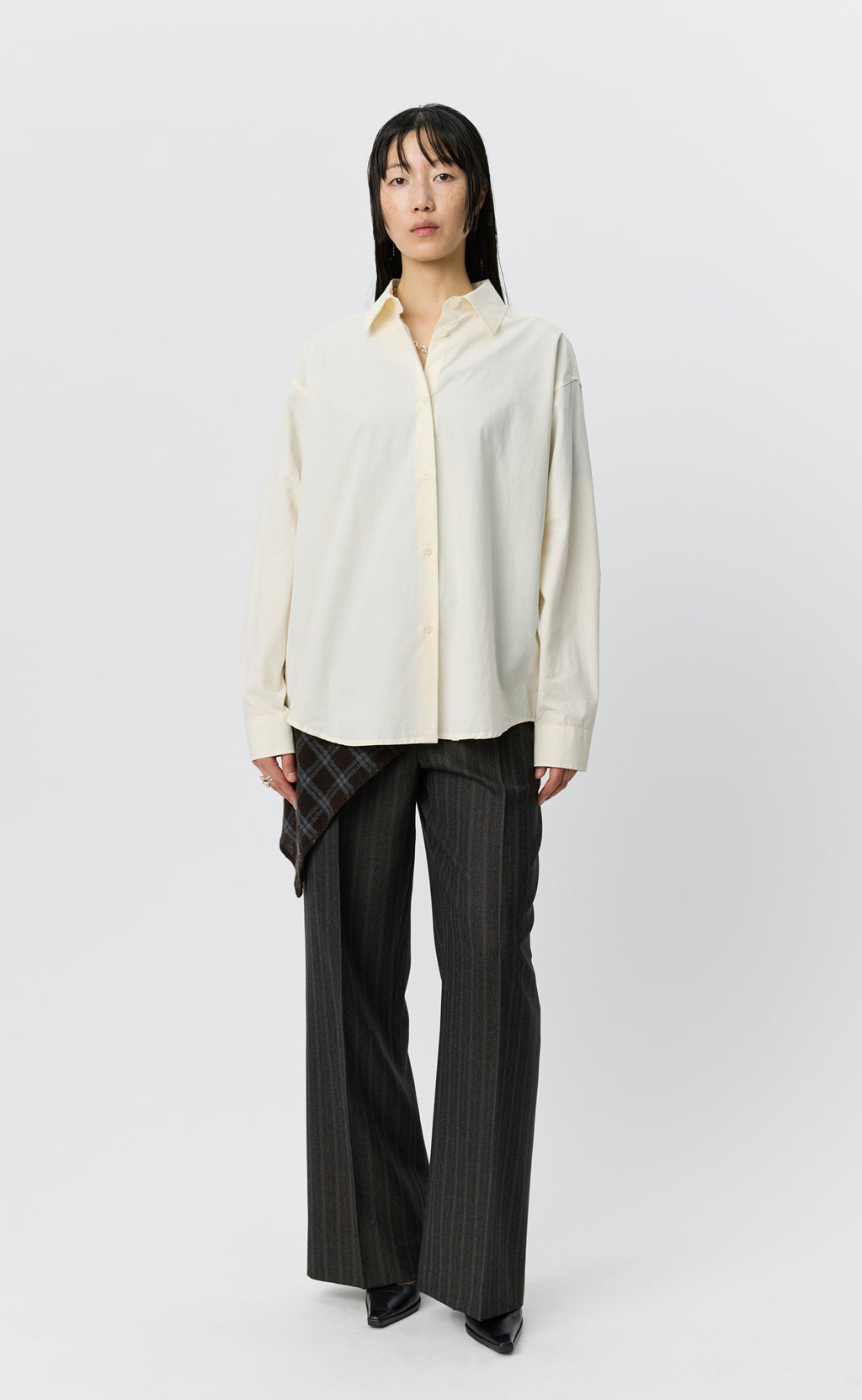 MFPEN - Womens generous shirt Broken white