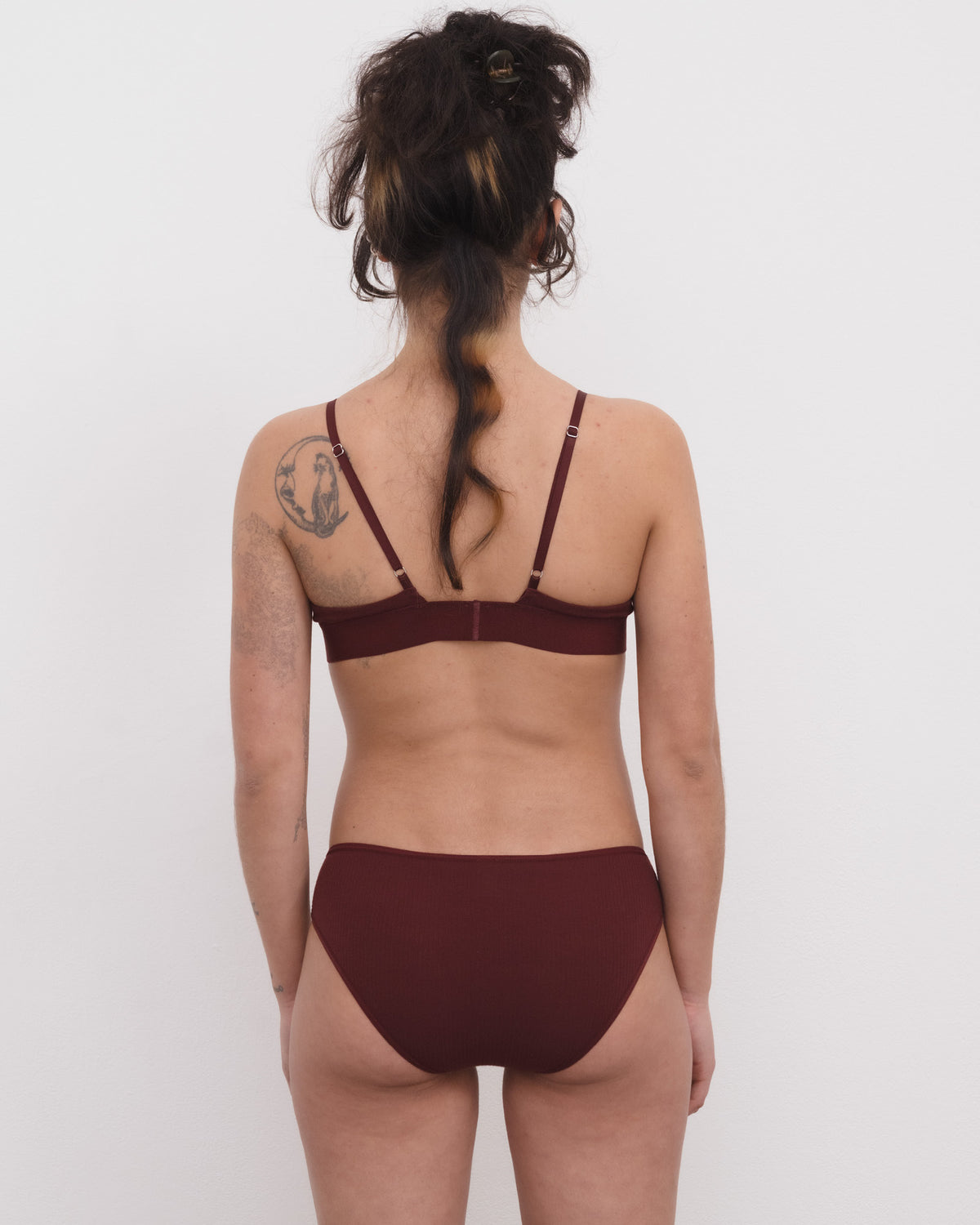 BASERANGE - Triangle bra Nara red