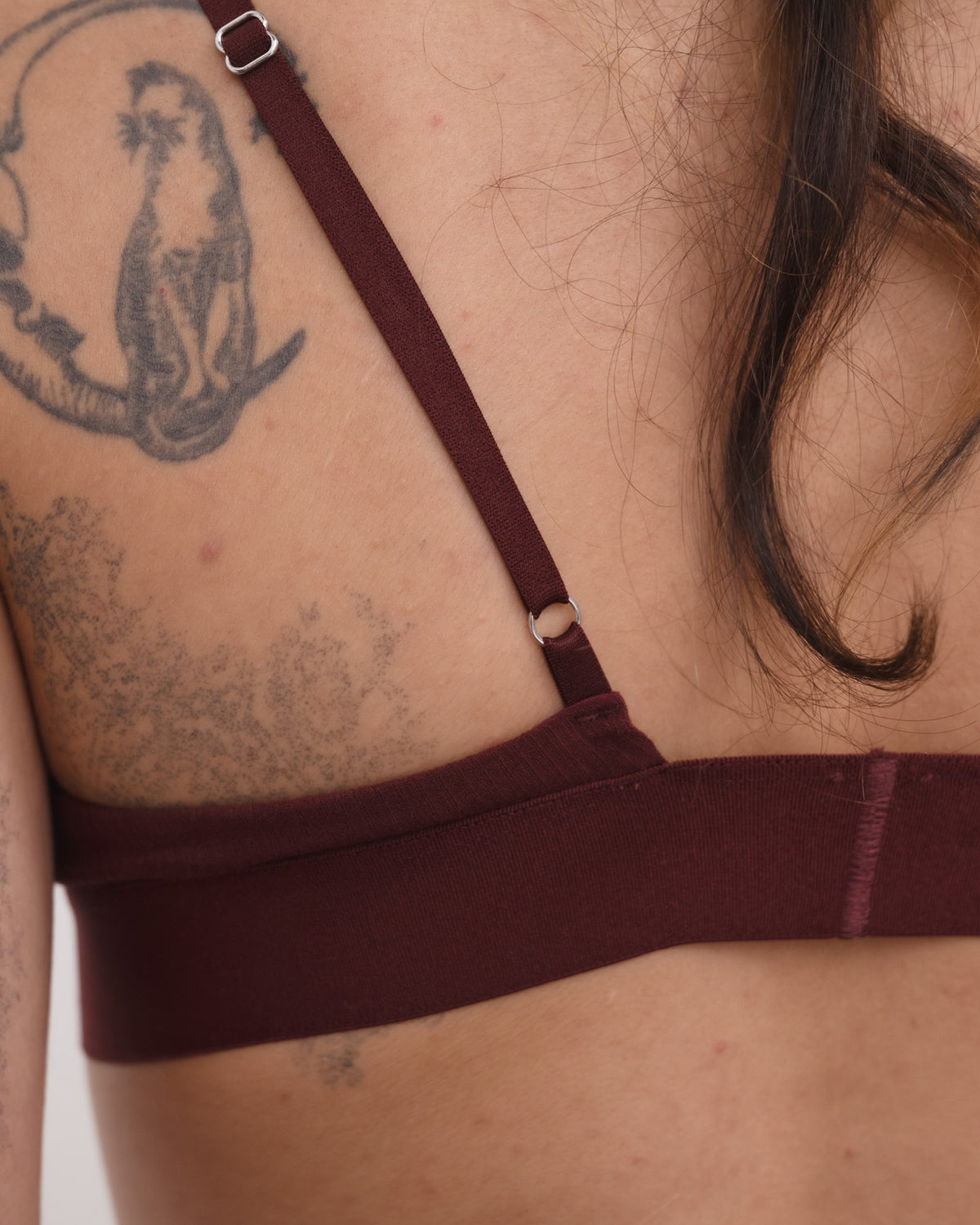 BASERANGE - Triangle bra Nara red