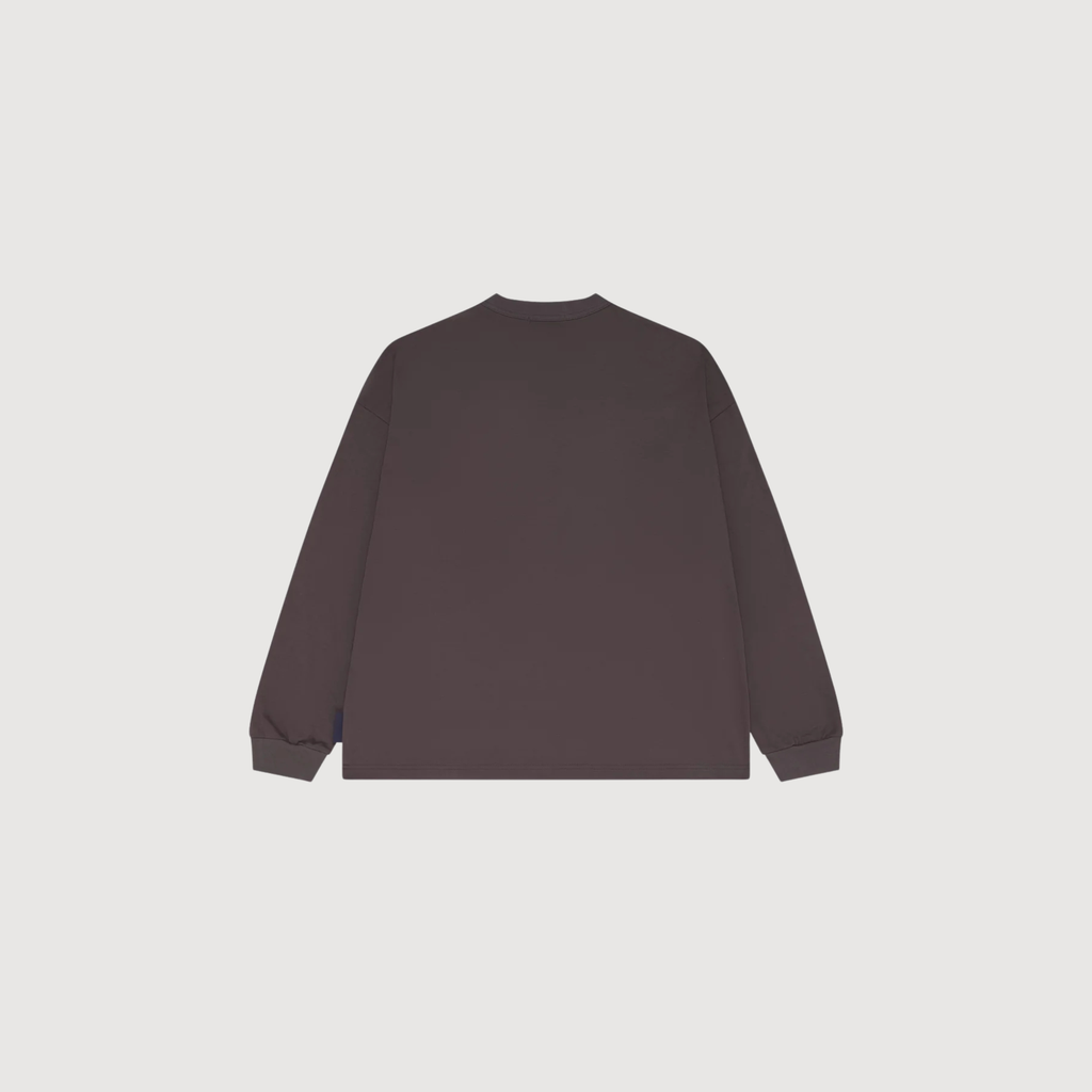 CDG - Men's long sleevepocket t-shirt mocha