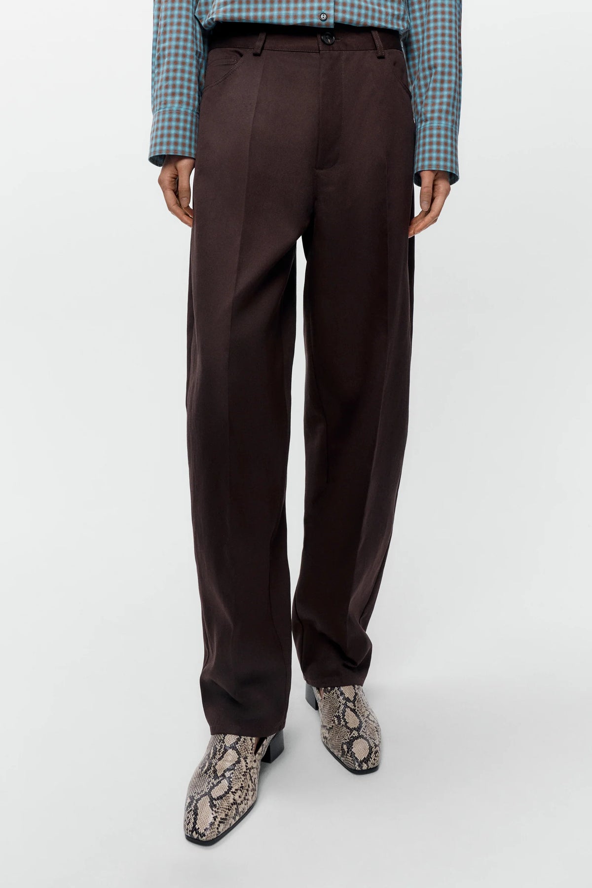 CORDERA - Carrot pant brown
