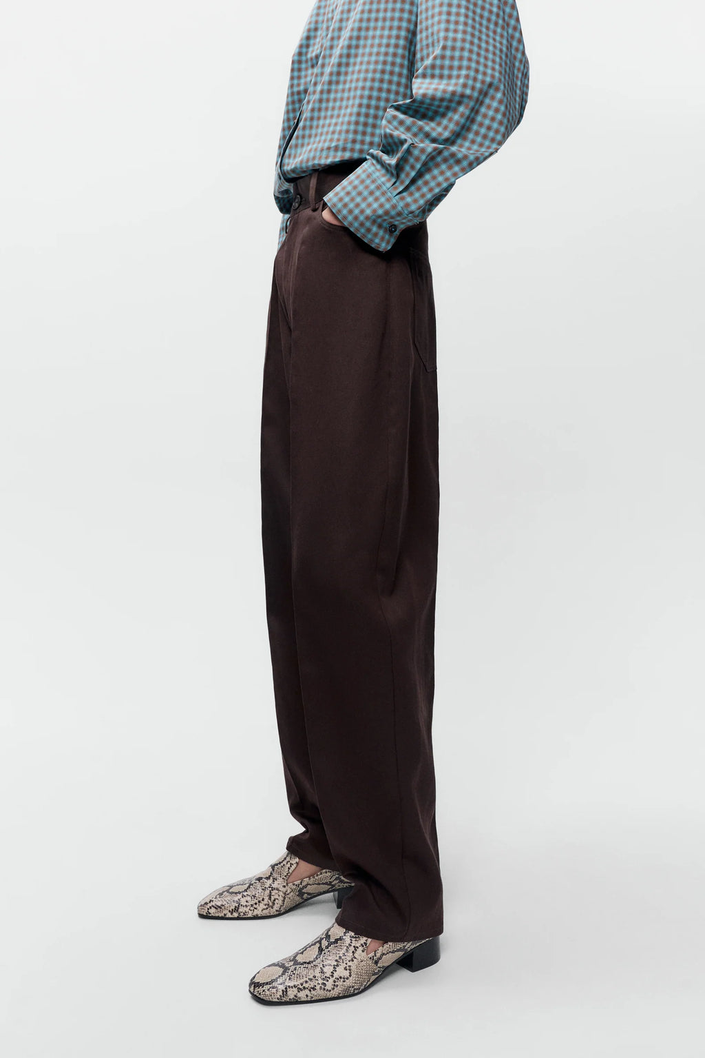 CORDERA - Carrot pant brown