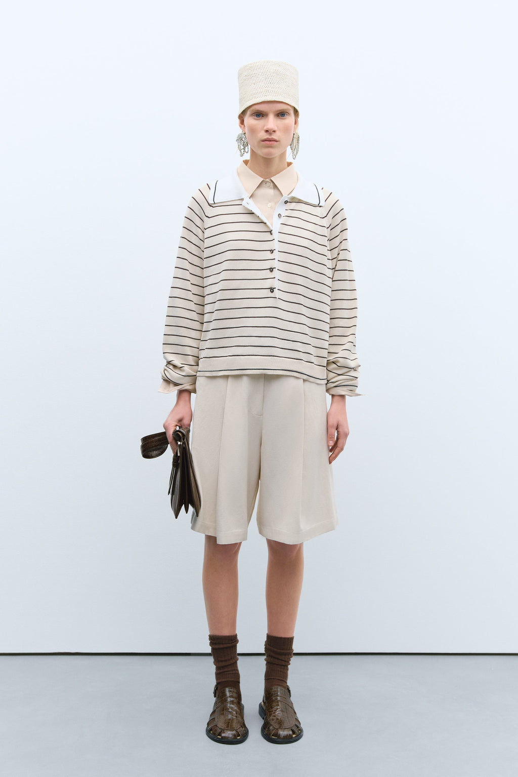 CORDERA - Organic cotton striped polo CORDERA