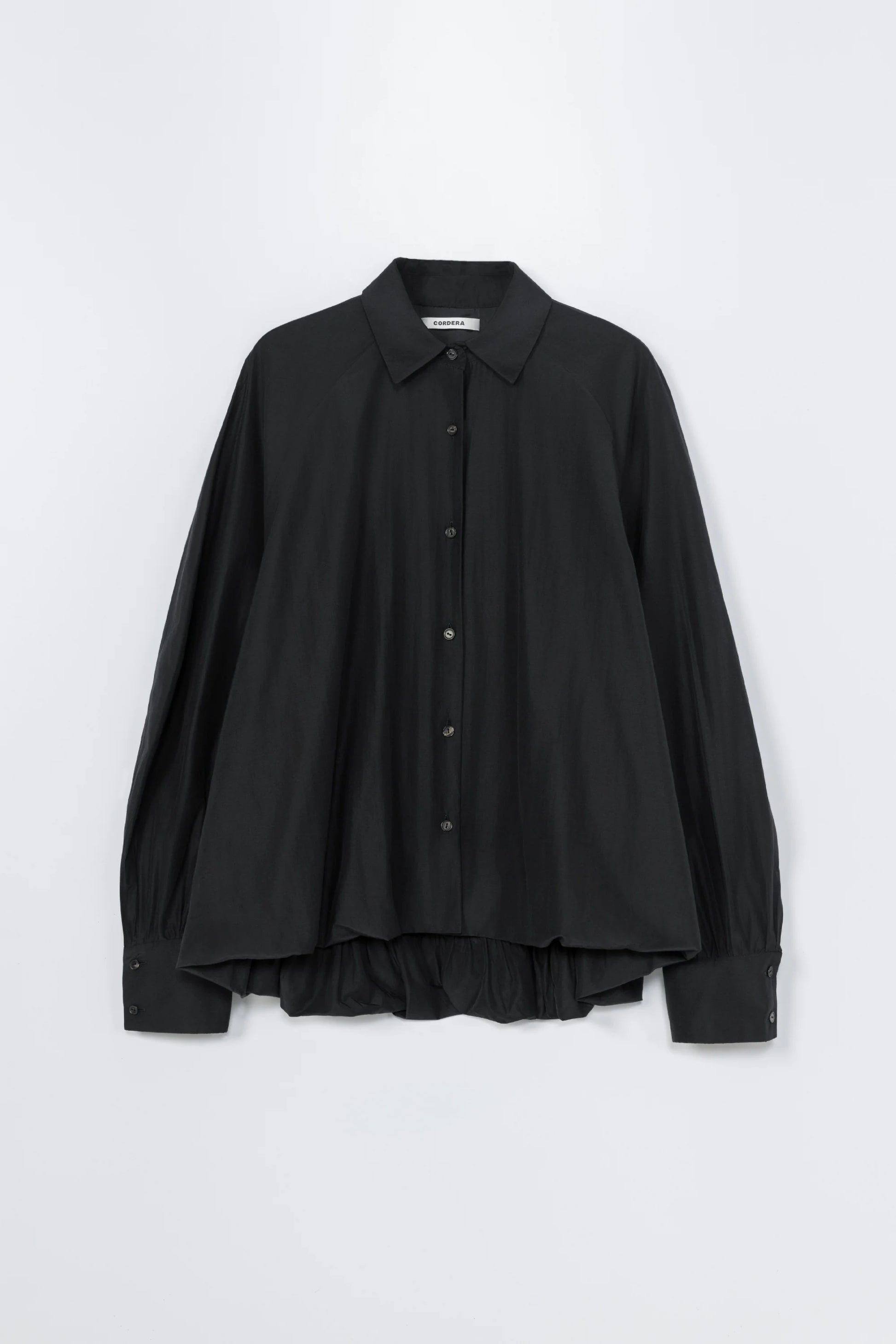 CORDERA - Balloon shirt black