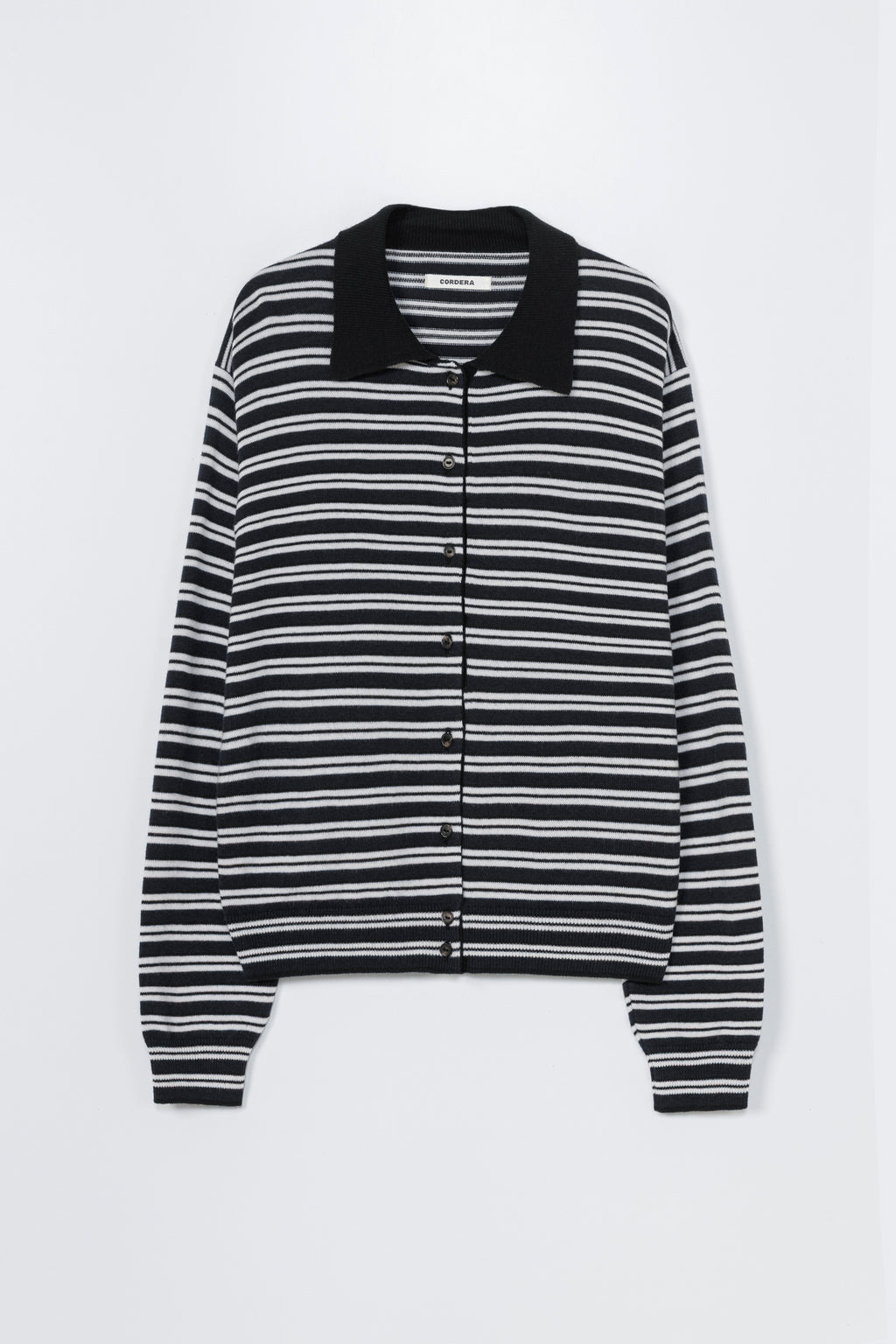 CORDERA - Merino wool striped cardigan