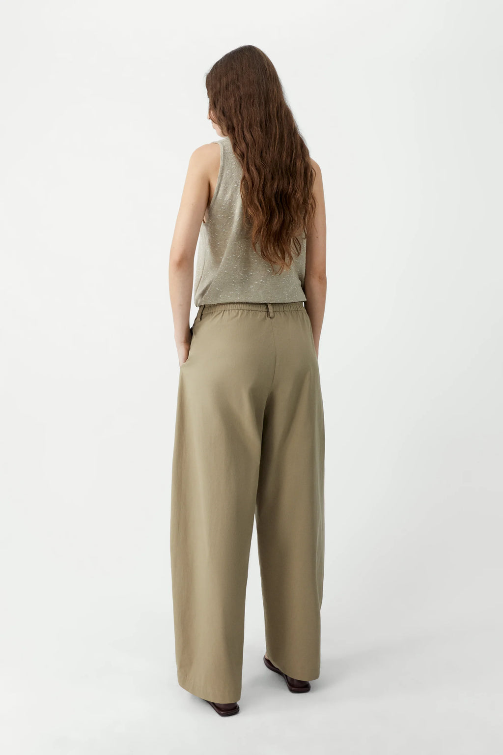 CORDERA - cotton curved pants
