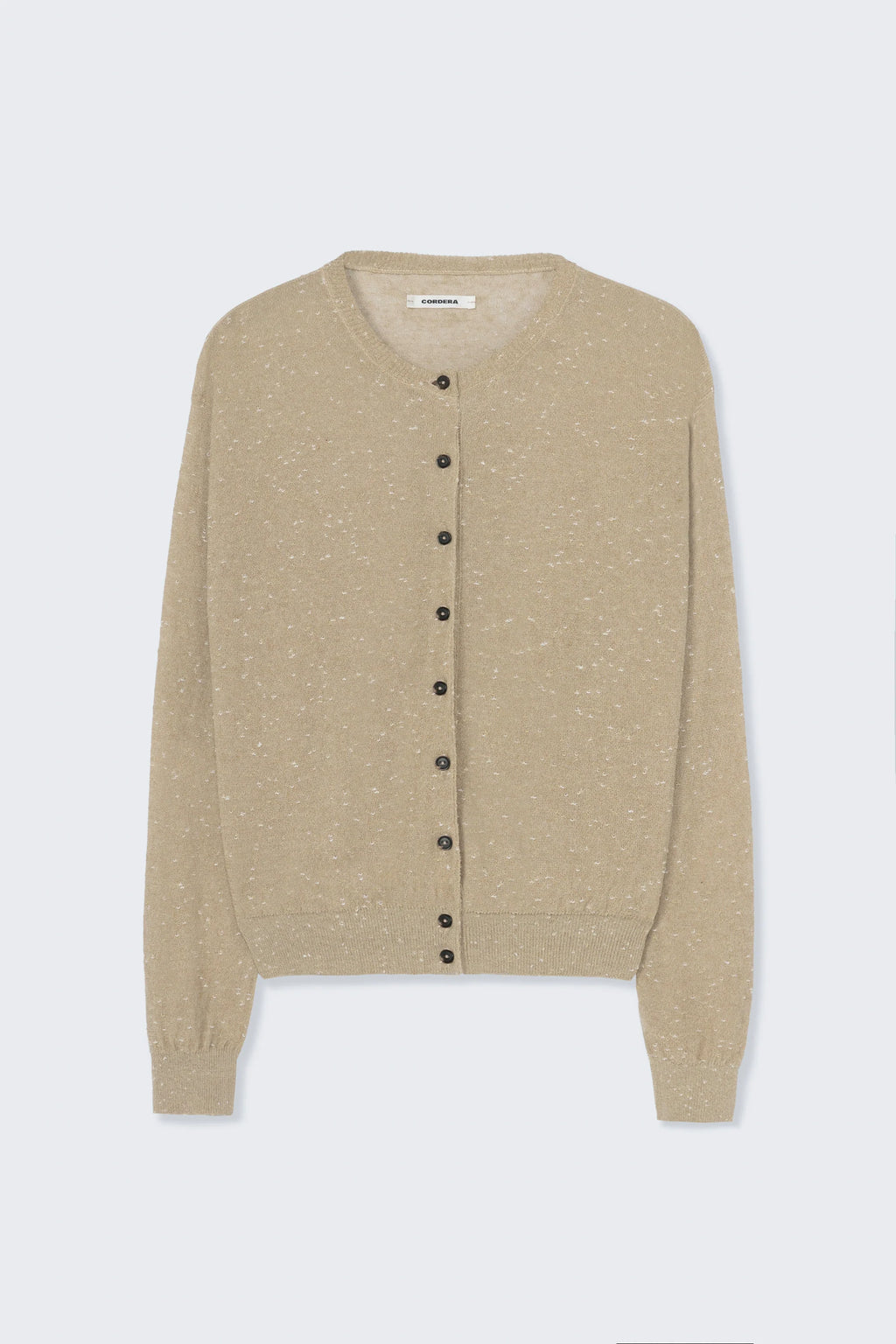 CORDERA - Linen and cotton flecked cardigan