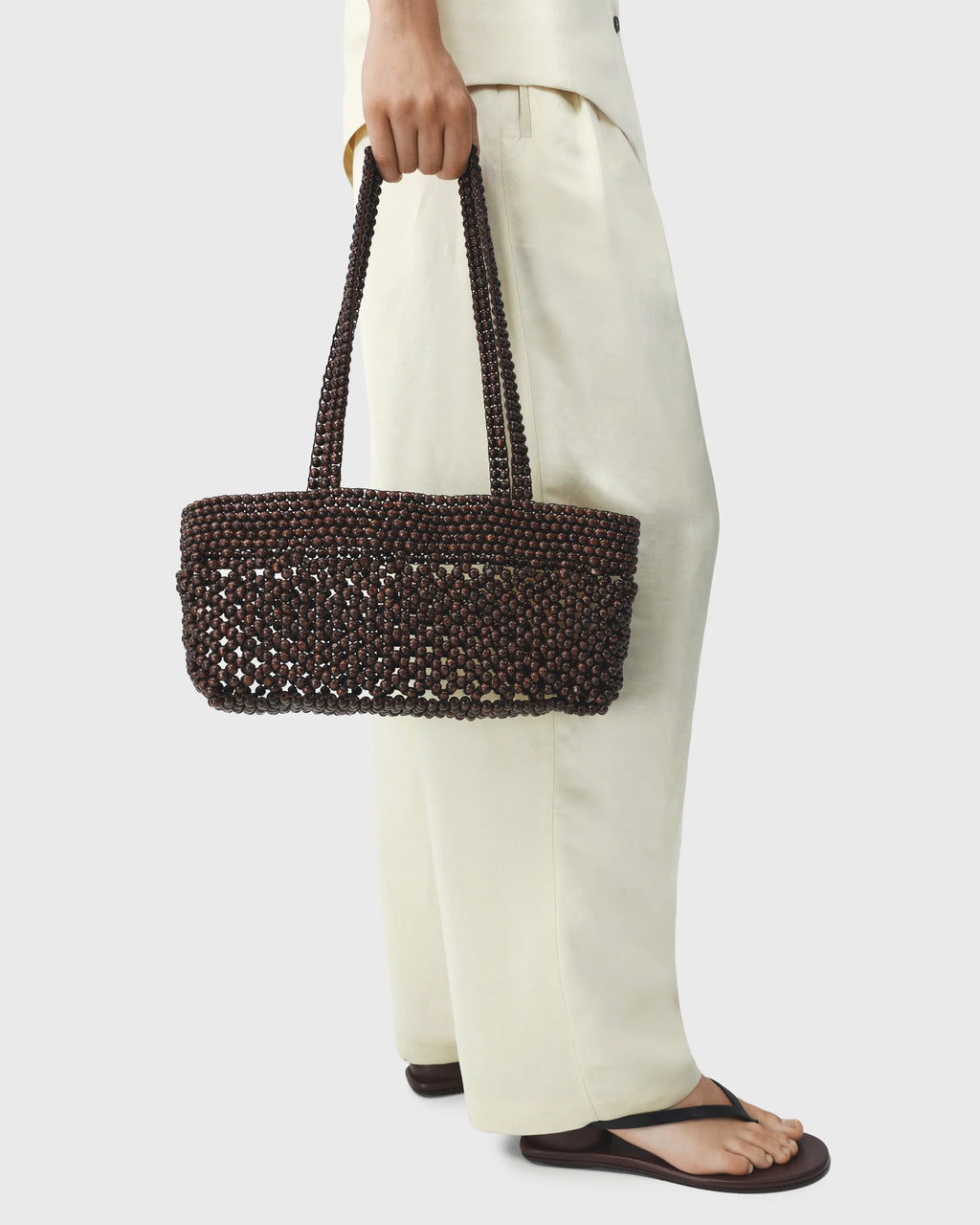 CORDERA - Wooden beads mini bag