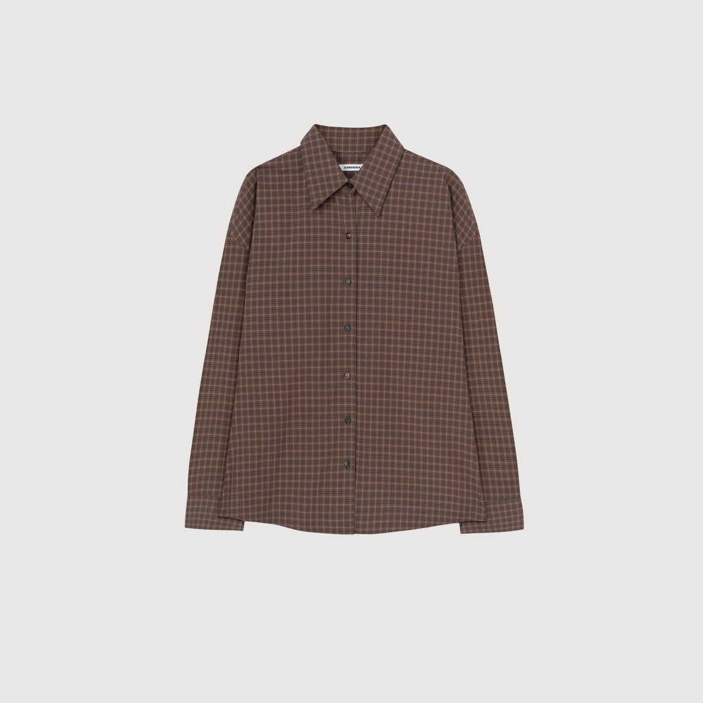 CORDERA - Checked oversized shirt
