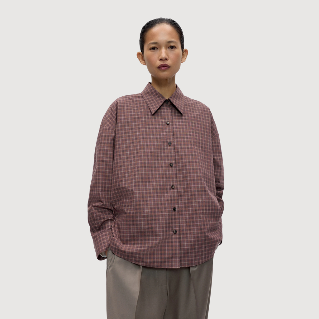 CORDERA - Checked oversized shirt