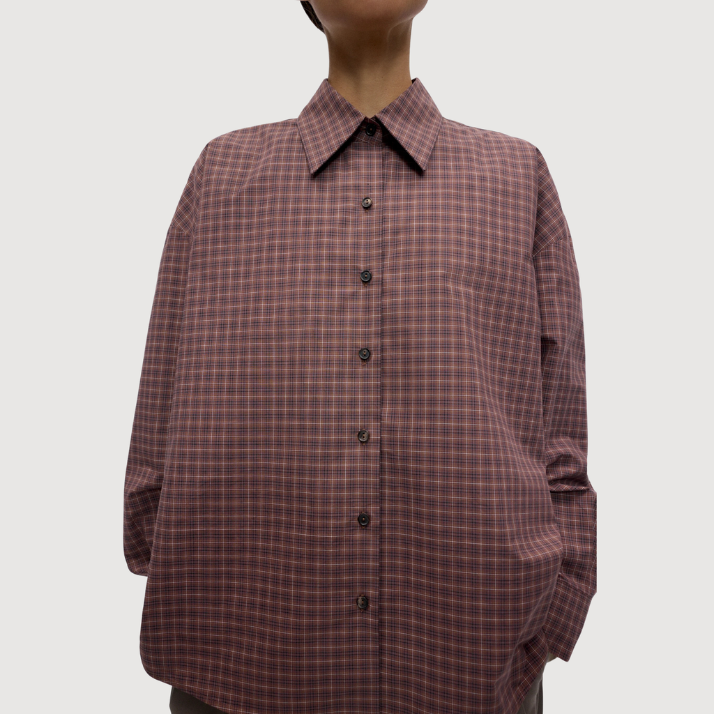 CORDERA - Checked oversized shirt