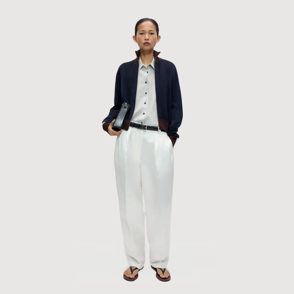 CORDERA - Merino wool sporty cardigan