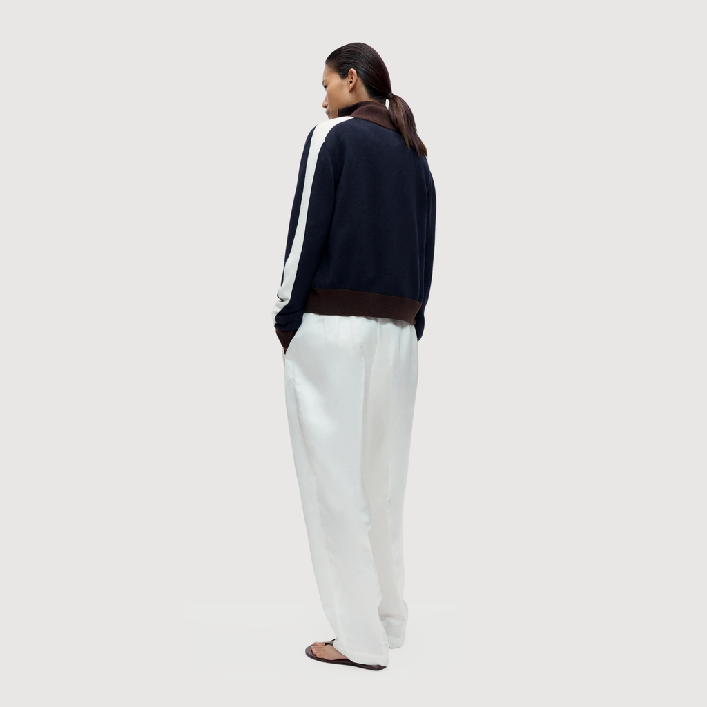 CORDERA - Merino wool sporty cardigan
