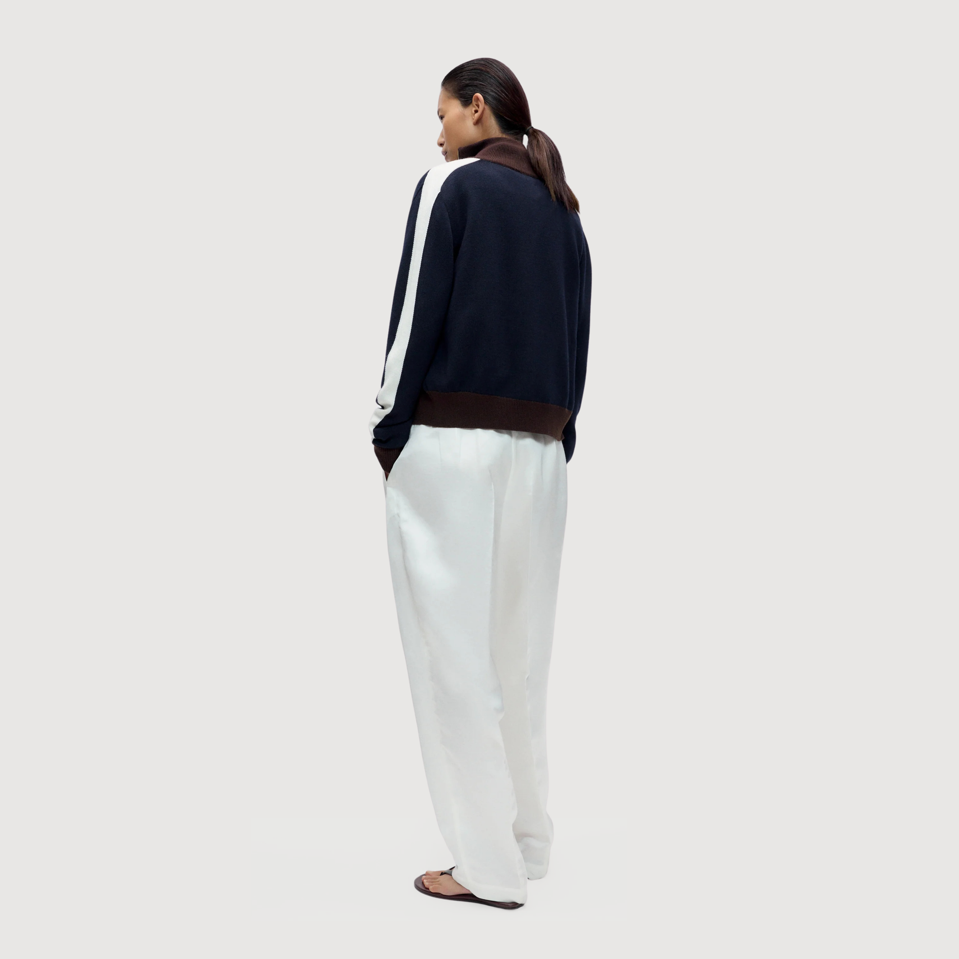 CORDERA - Merino wool sporty cardigan