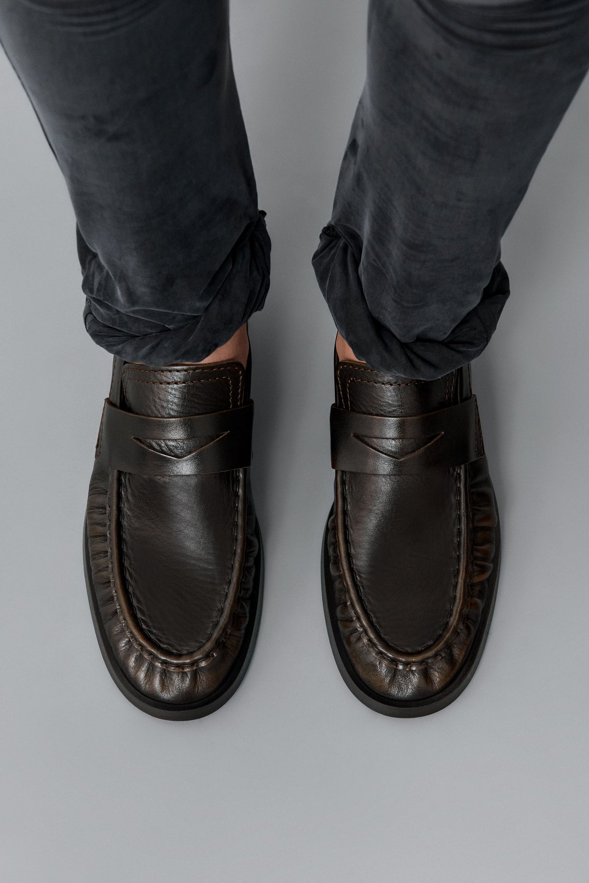MIISTA - Zita loafers brown brush off leather