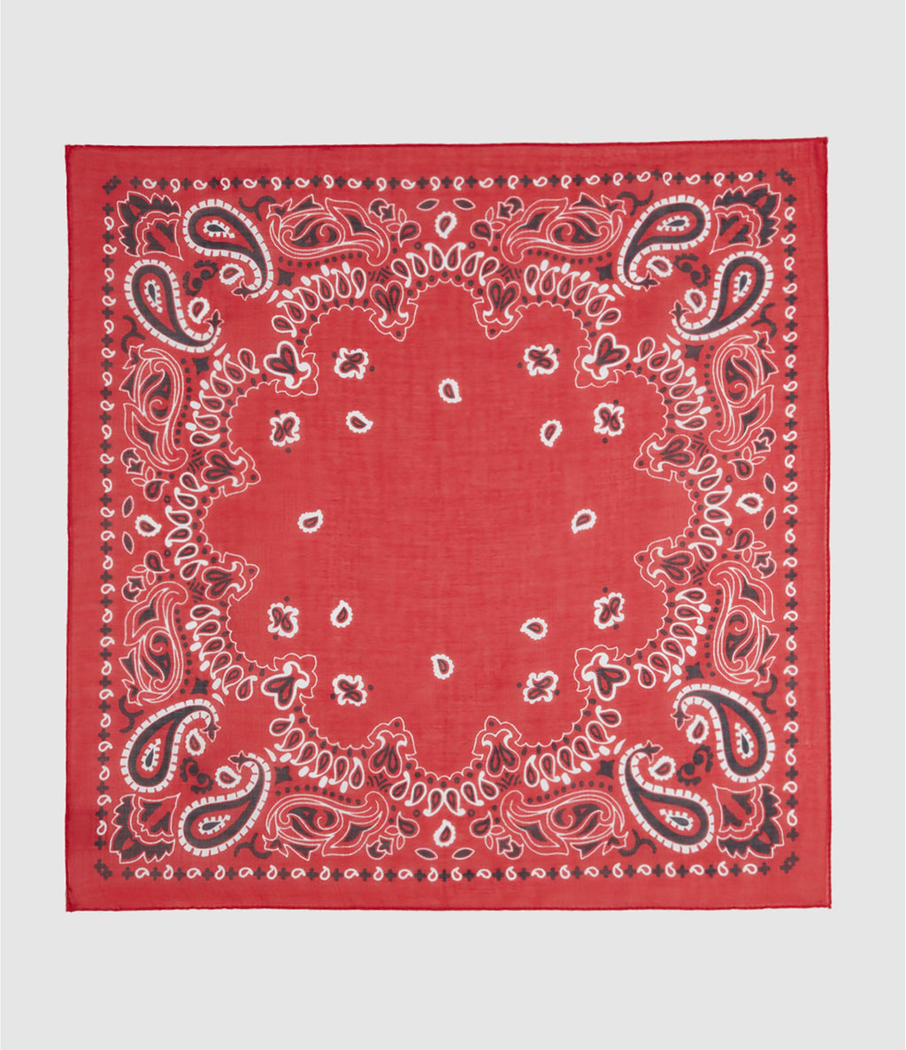 DESTIN - Foulard bandana 59*59 red