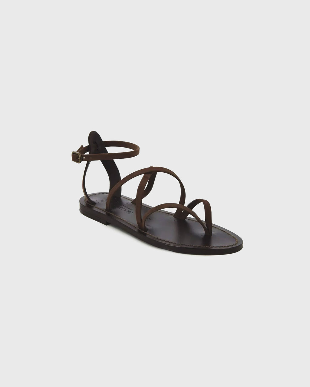 K.JACQUES - Epicure moka cuir nubuck ebony