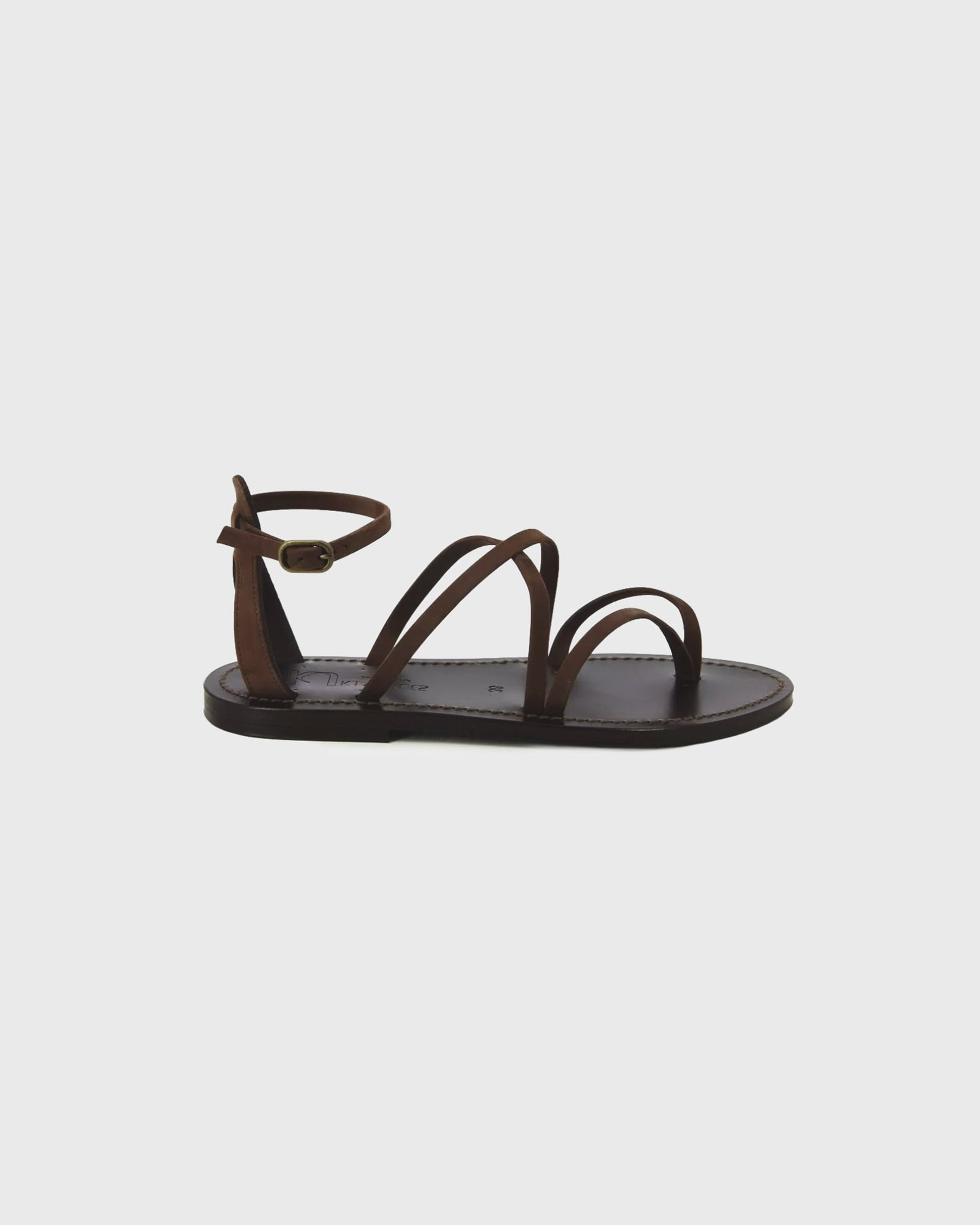 K.JACQUES - Epicure moka cuir nubuck ebony