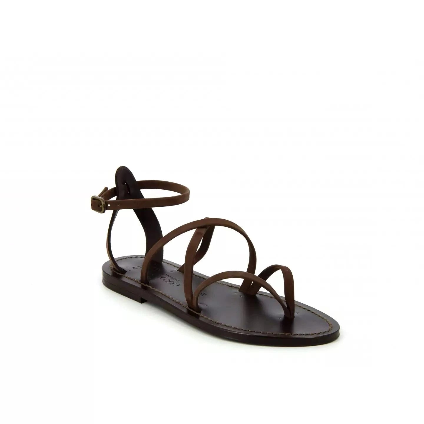 K.JACQUES - Epicure moka cuir nubuck ebony