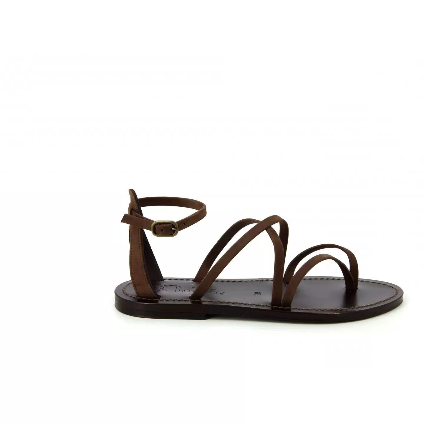 K.JACQUES - Epicure moka cuir nubuck ebony