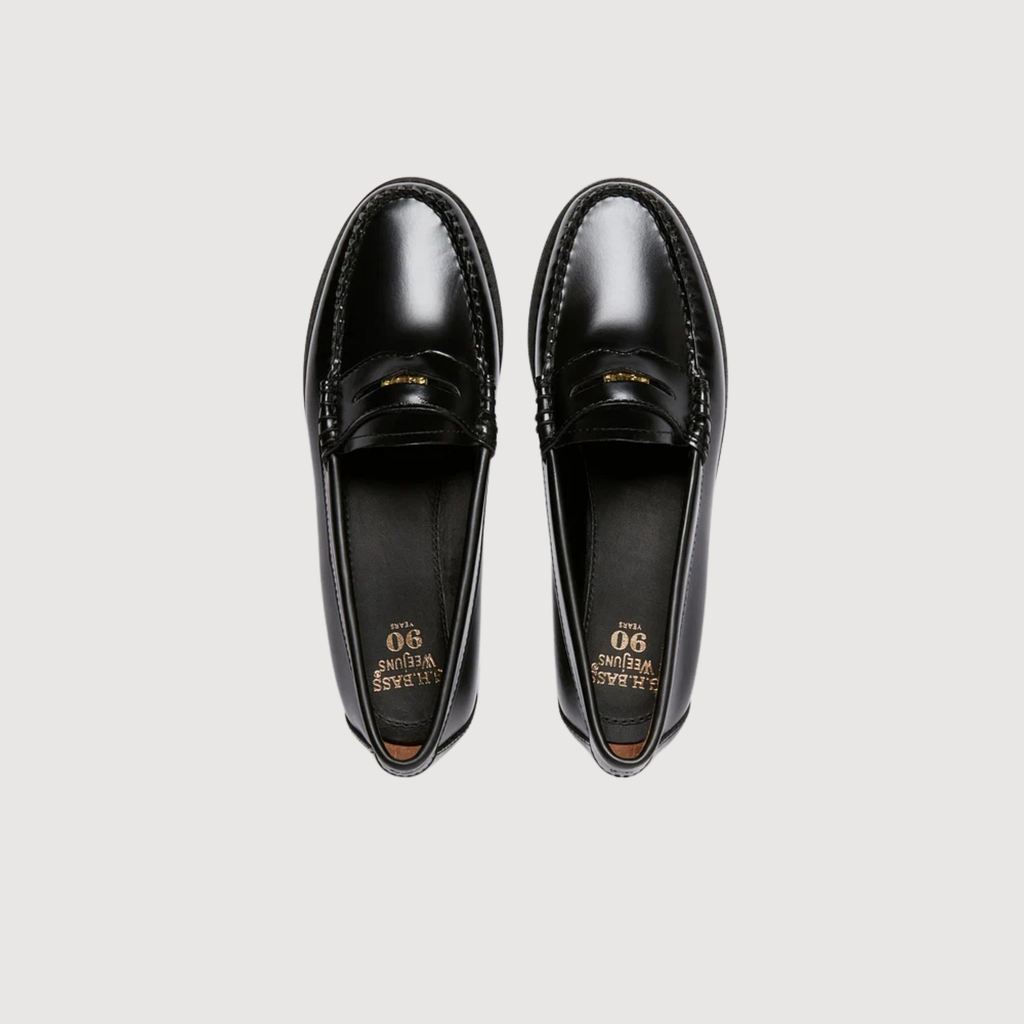 GH BASS - Weejuns Anniversary Penny Loafers Black Leather