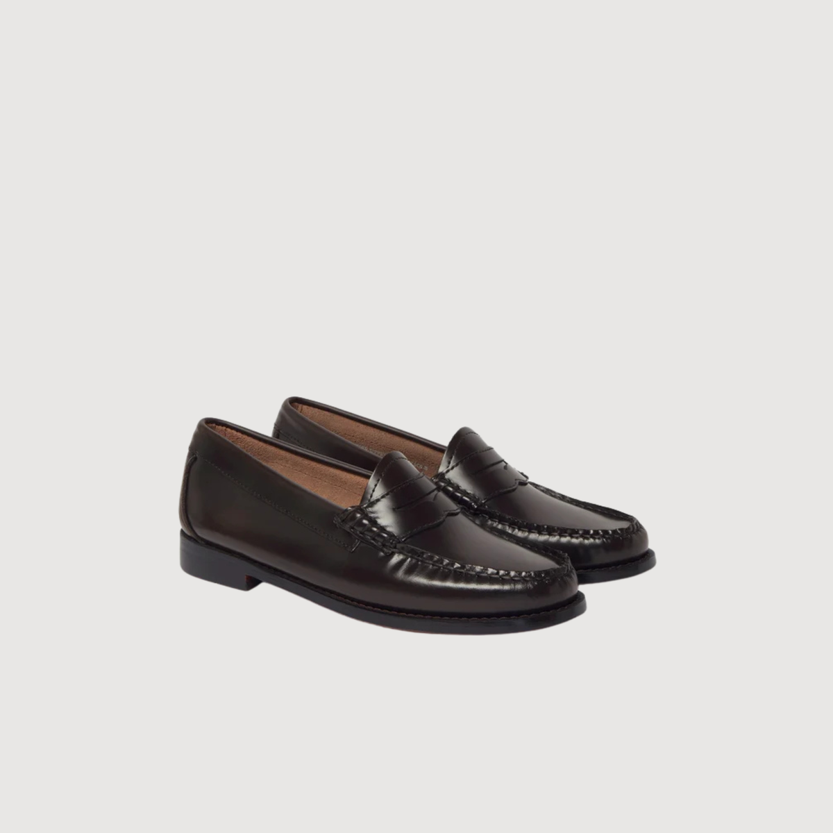GH BASS - Weejuns Penny Loafers Chocolate Leather