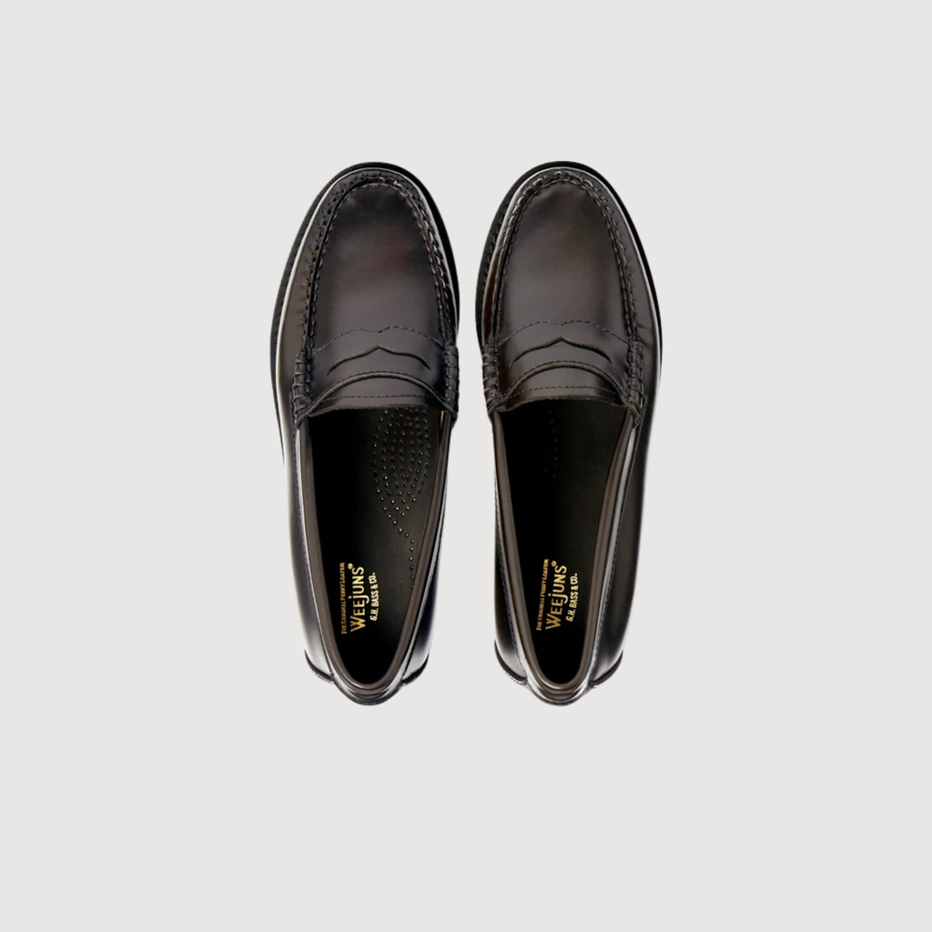 GH BASS - Weejuns Penny Loafers Chocolate Leather