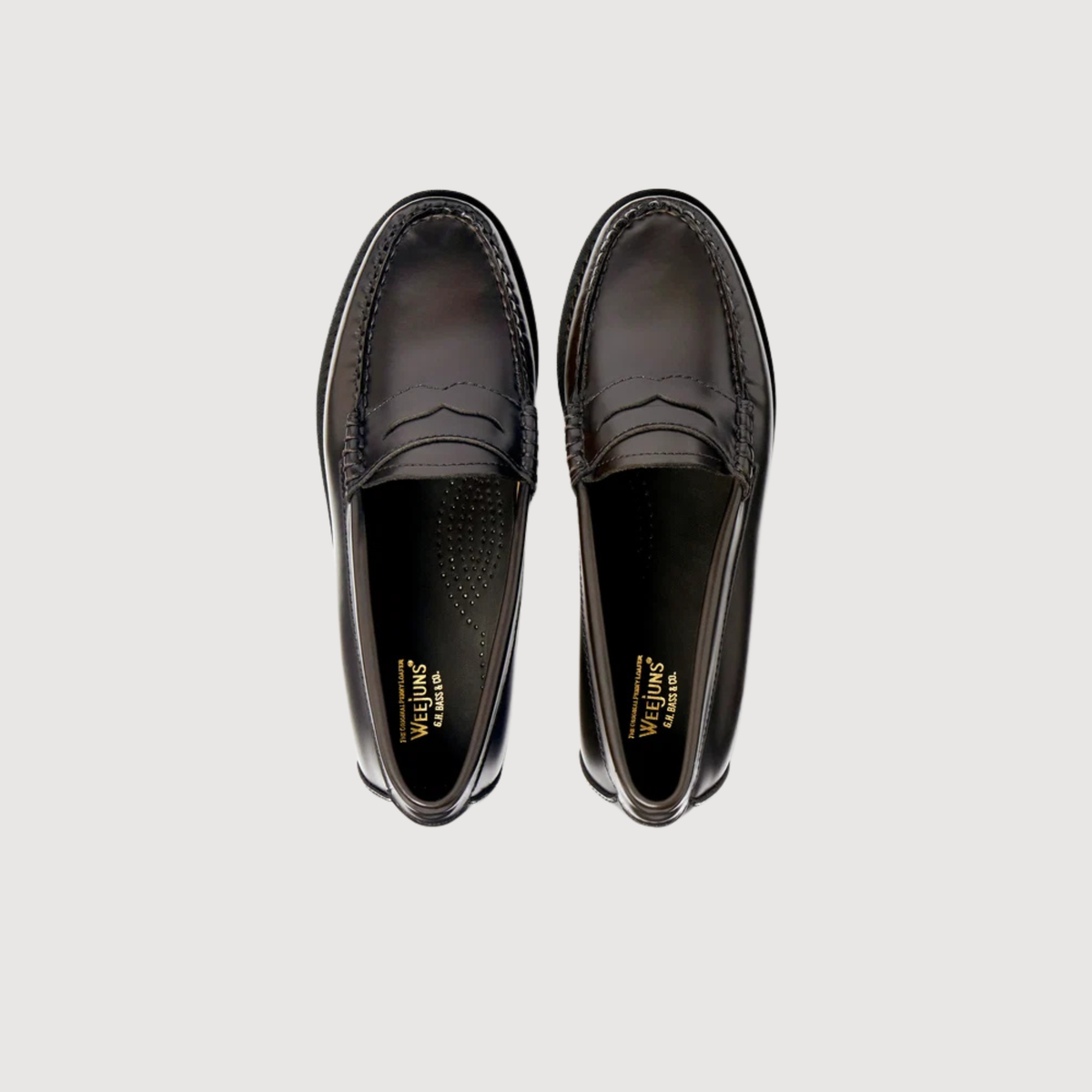 GH BASS - Weejuns Penny Loafers Chocolate Leather