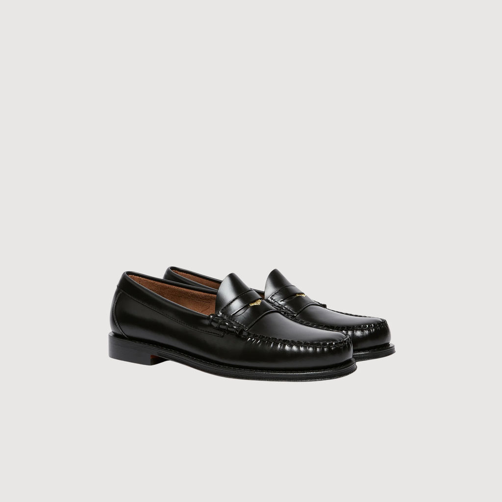 GH BASS - Weejuns Anniversary Larson Penny Loafers Black Leather