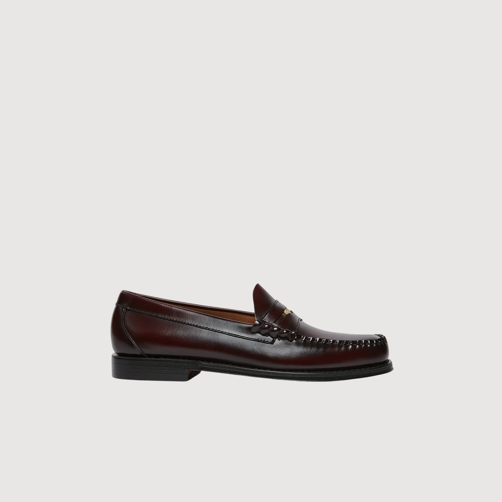 GH BASS - Weejuns Anniversary Larson Penny Loafers Wine Leather