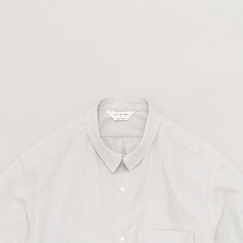 STILL BY HAND - SH00221OS grey stripe STILL BY HAND