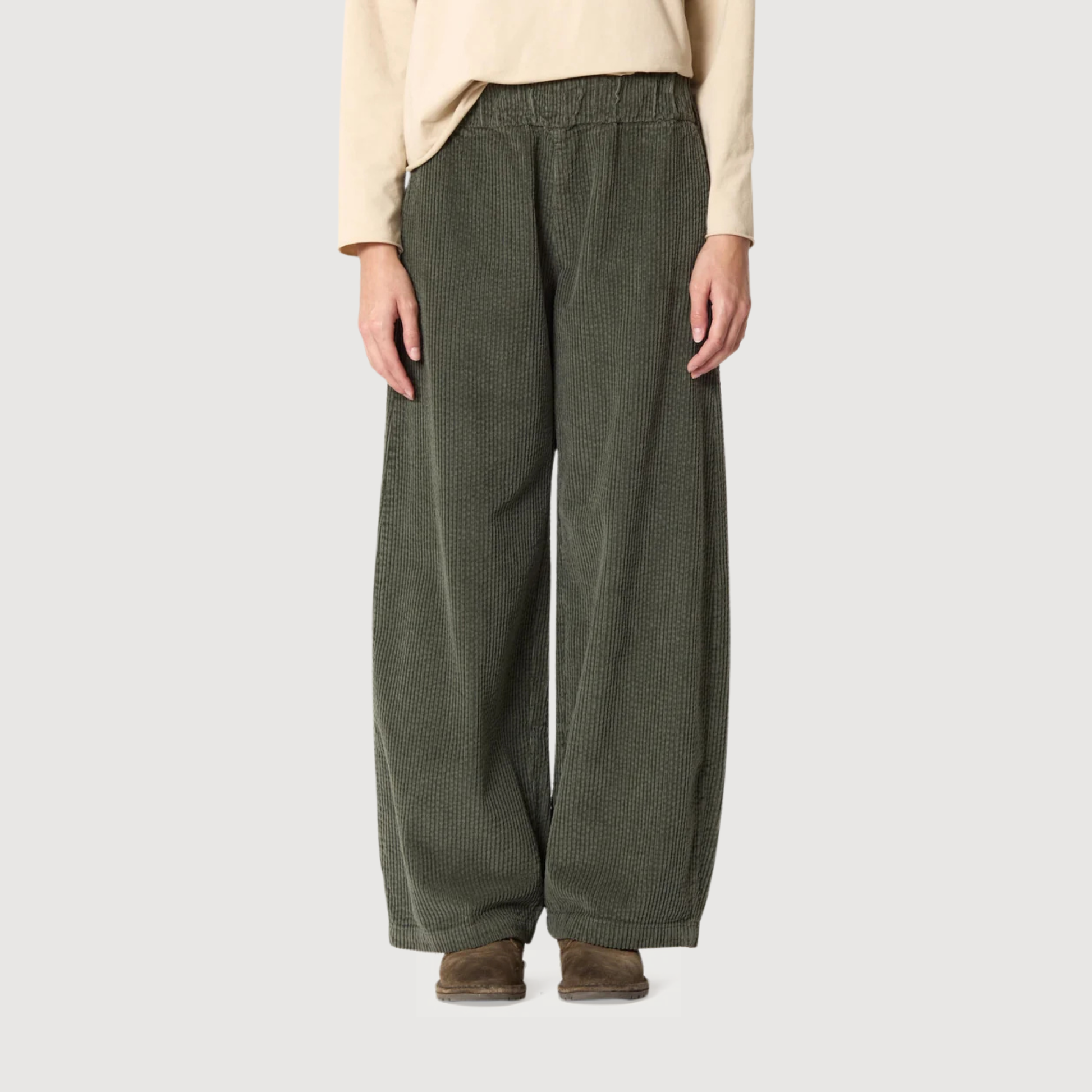 LABOART - Pant Chiaro velluto Lichene