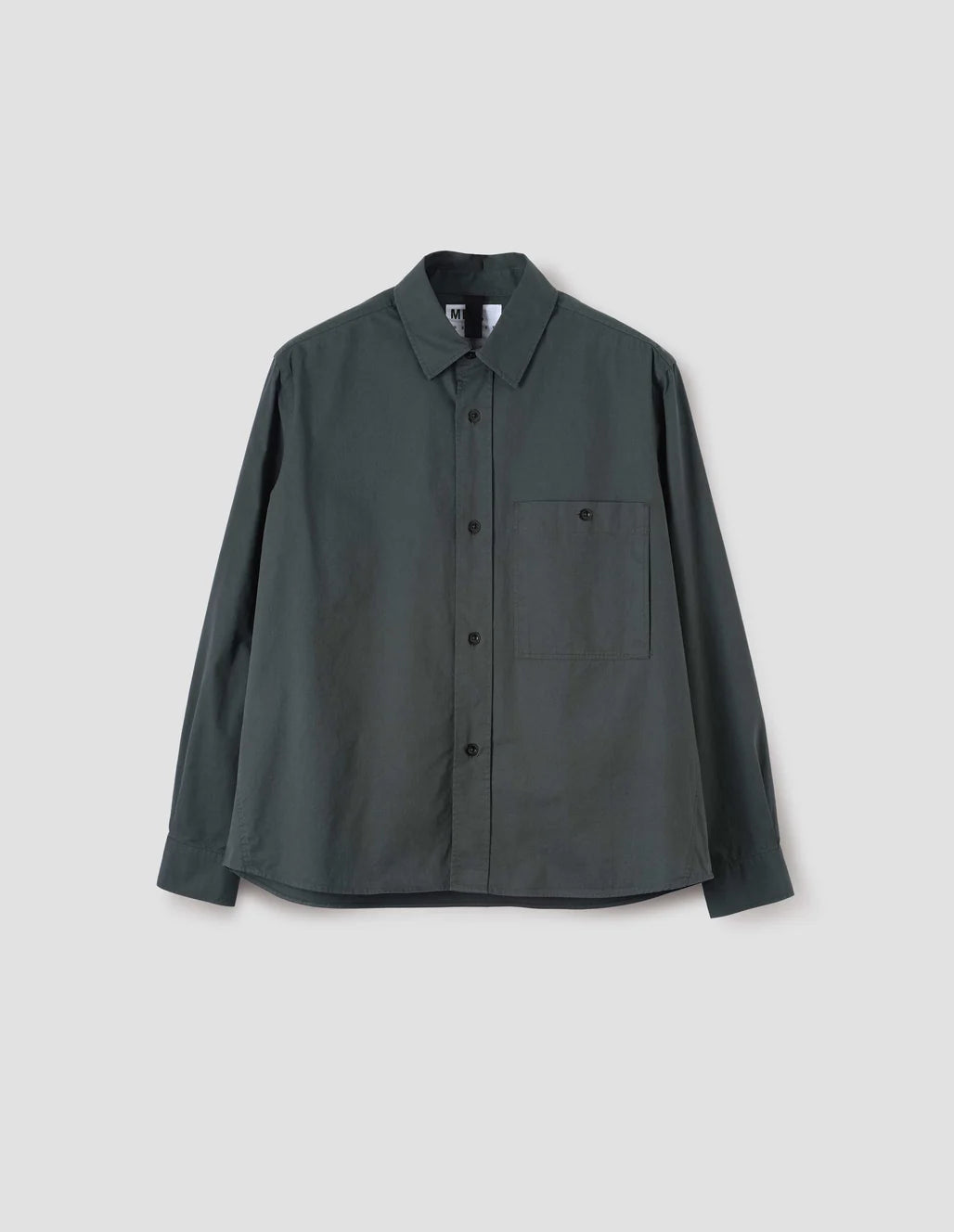 MHL. - Overal shirt brushed cotton algae