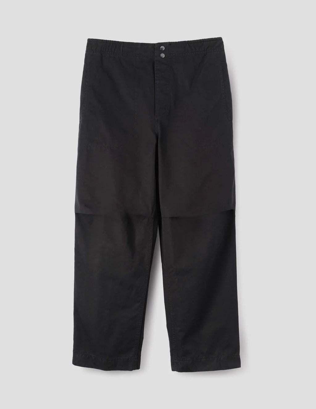 MHL. - Press trousers double twisted cotton canvas black