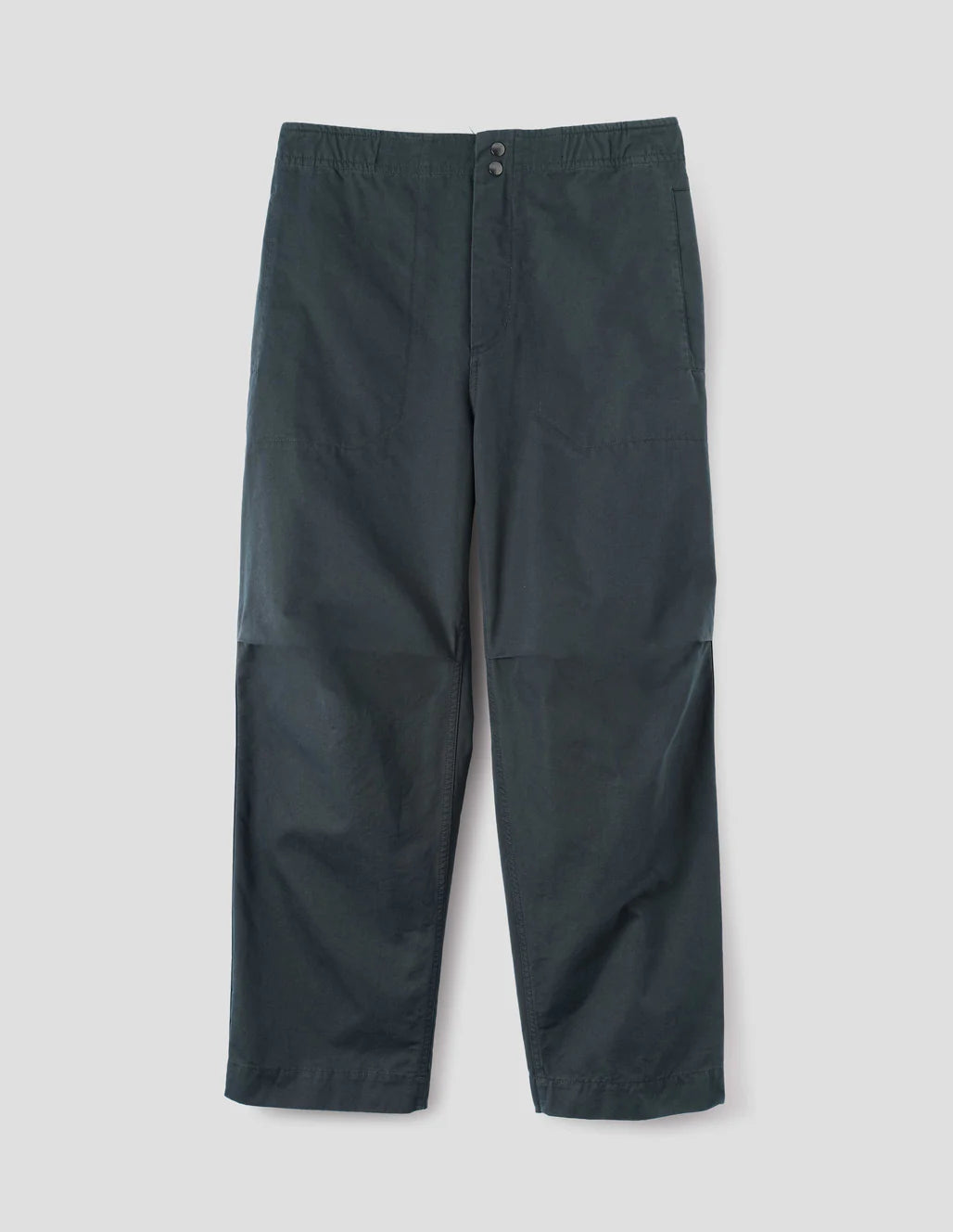 MHL. - Press trousers double twisted cotton canvas petrol