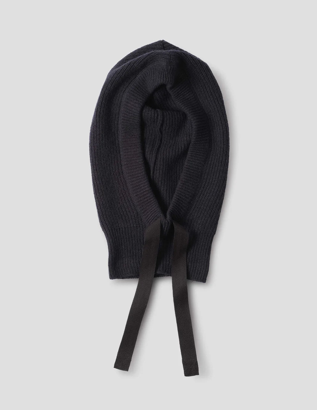 MHL. - Knitted hood lambswool dark navy
