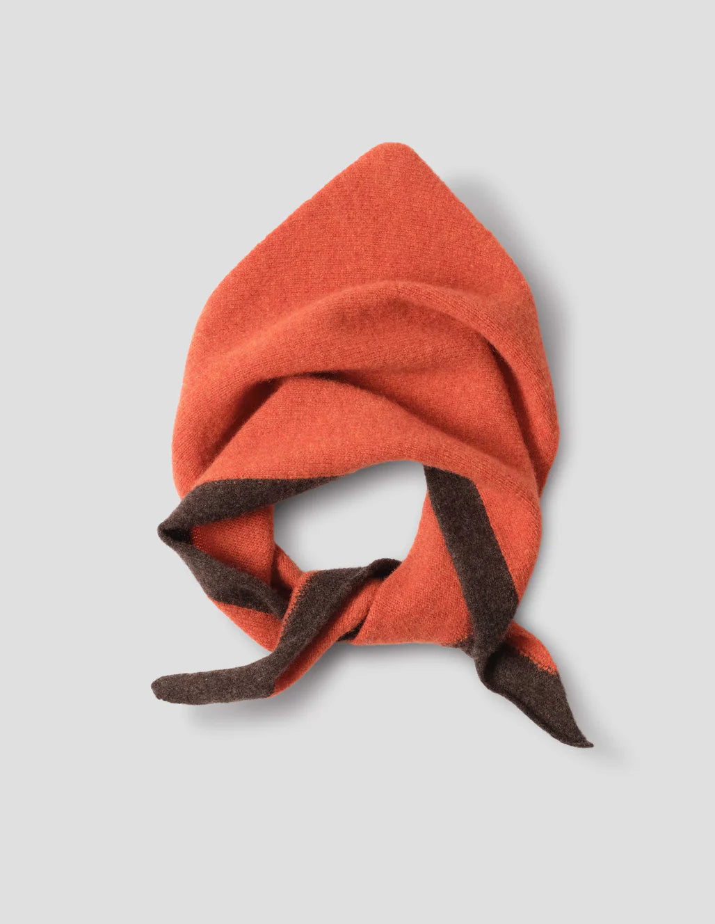 MHL. - Tipped scout scarf lambswool ember cocoa