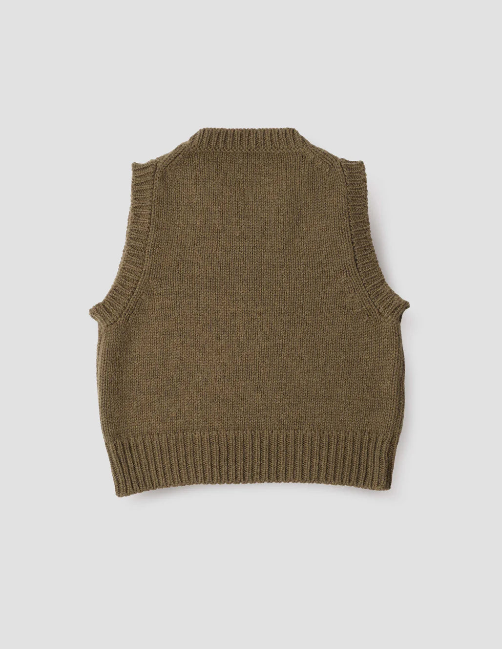 MHL. - Chunky crew neck slipover british merino thicket