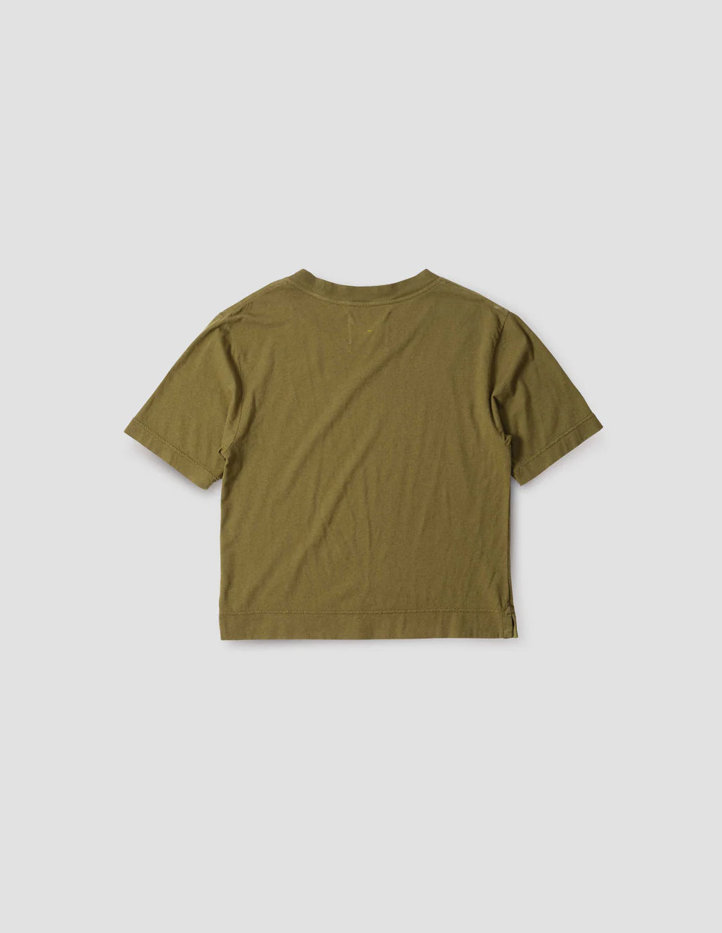 MHL. - Simple t-shirt organic cotton linen jersey moss