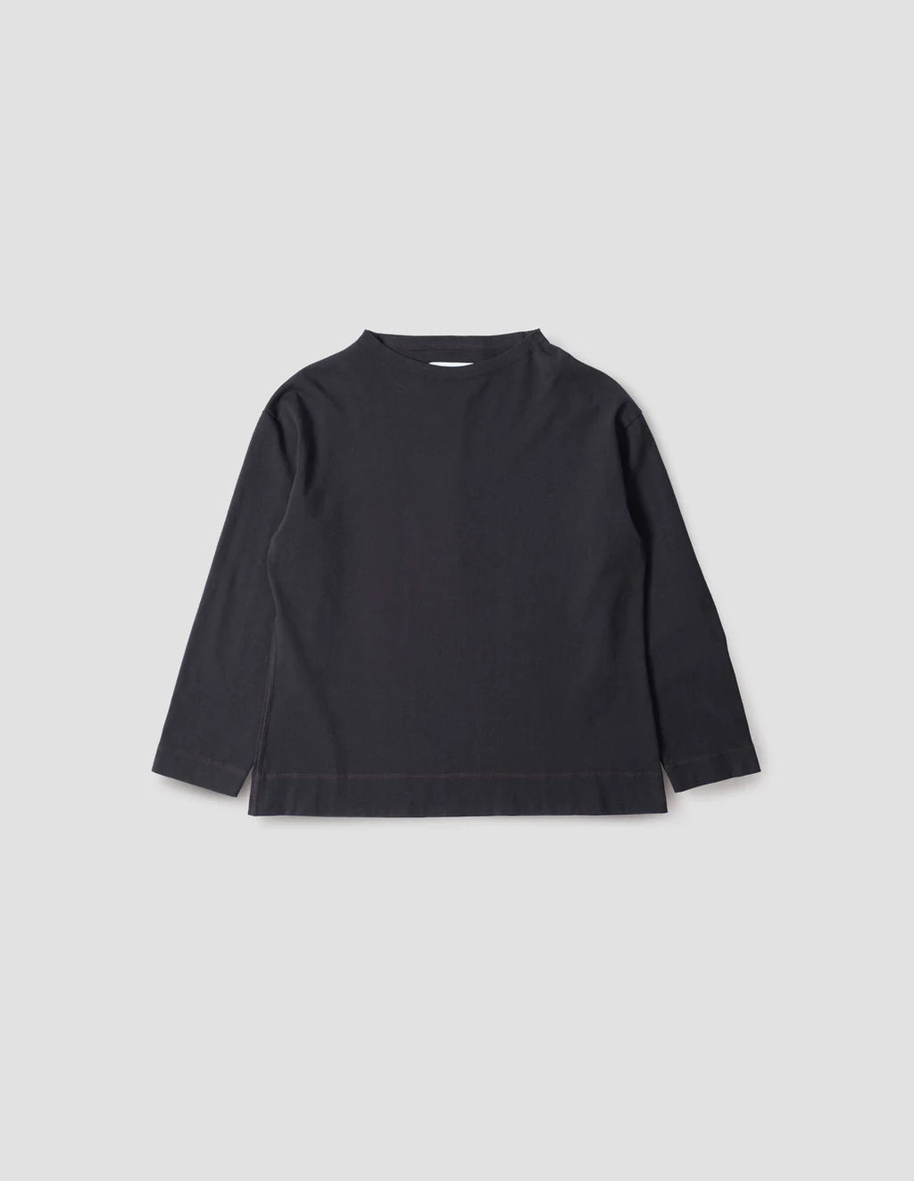 MHL. - Smock neck t-shirt dense cotton jersey ink