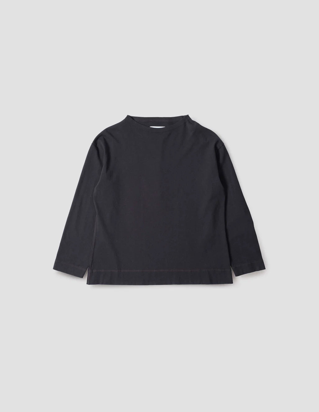 MHL. - Smock neck t-shirt dense cotton jersey ink